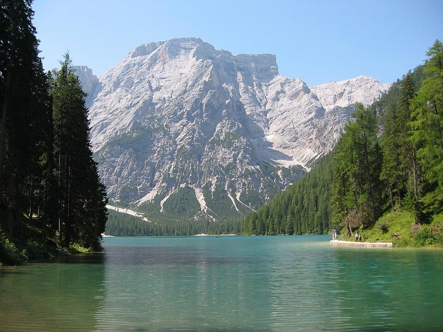 Pragser Wildsee Seekofel von Bucht