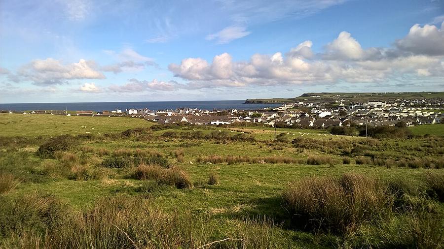 View over Ballintrae from Dunluce Road - geograph.org.uk