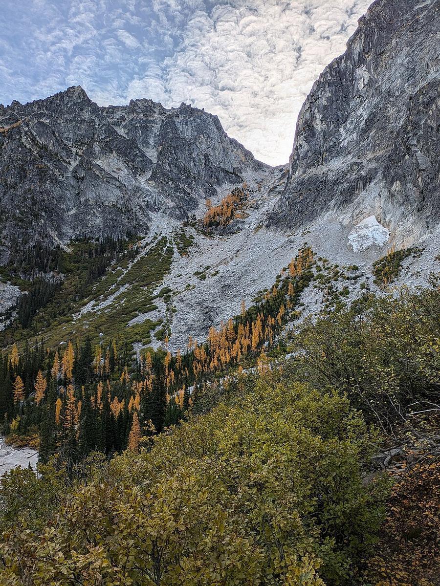 Aasgard Pass from the Colchuck side  October