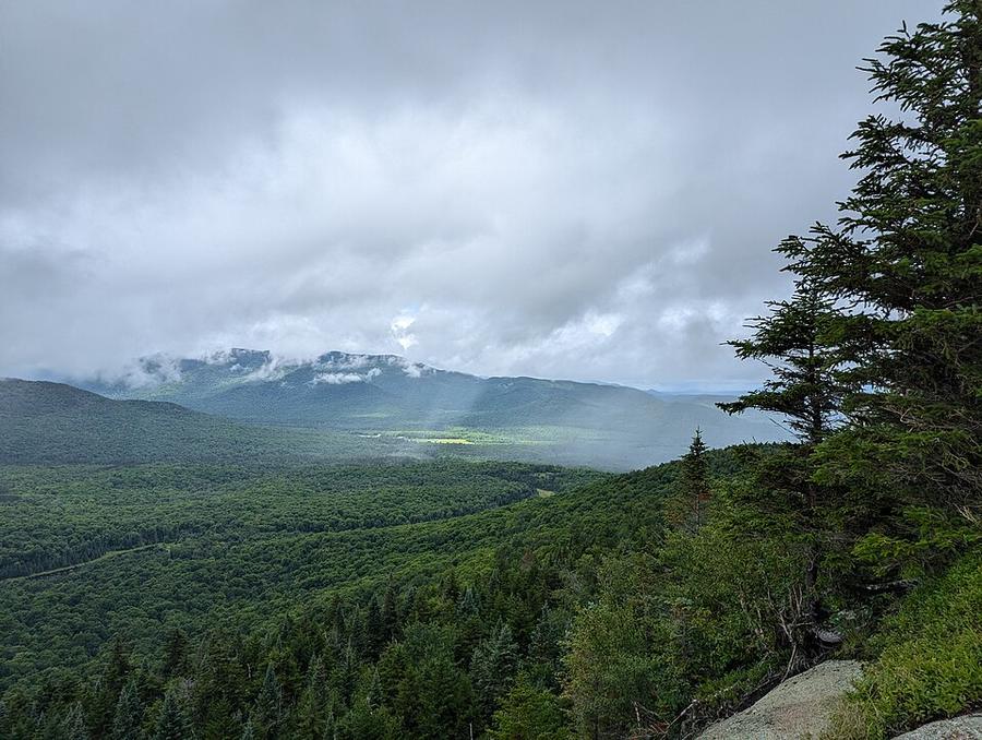 Mt Van Hoevenberg summit view sunbeam Lake Placid NY