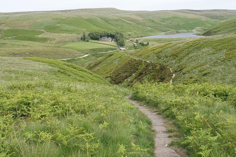 The Pennine Way above Blakely Clough - geograph.org.uk