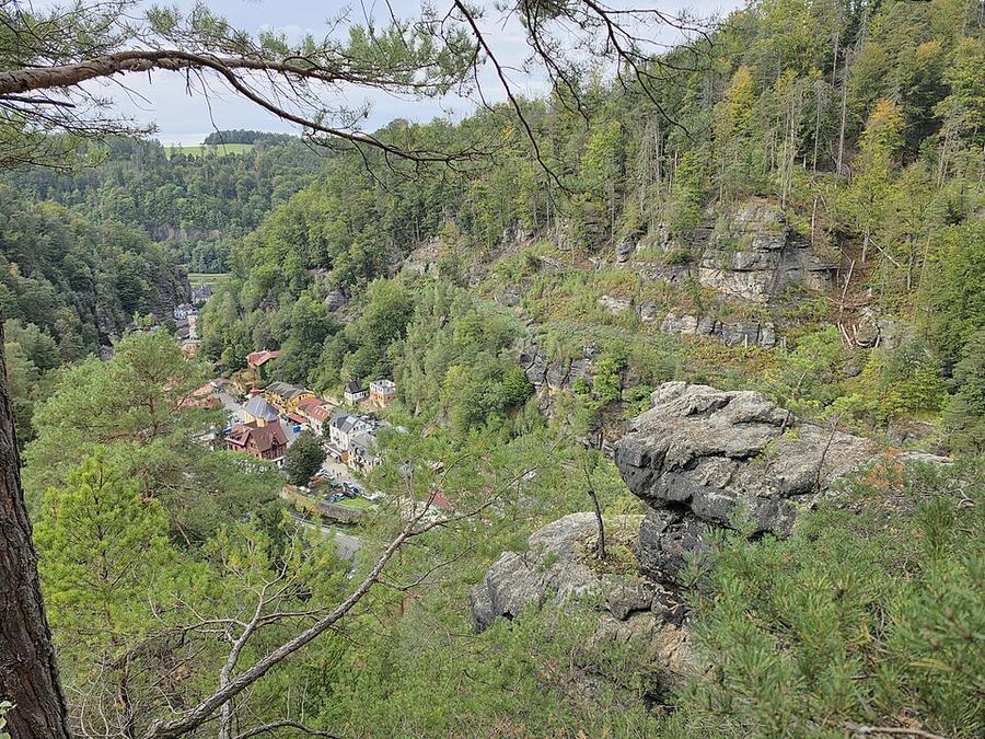 Nationalpark Böhmische Schweiz Oberes Bielhorn Aussicht