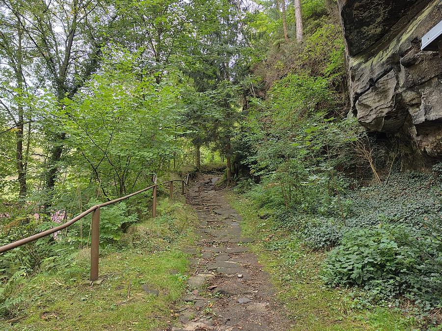 Hřensko Unterer Bielhornsteig