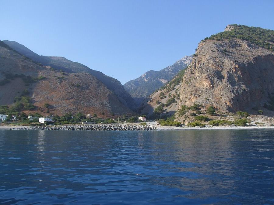 Samaria gorge exit