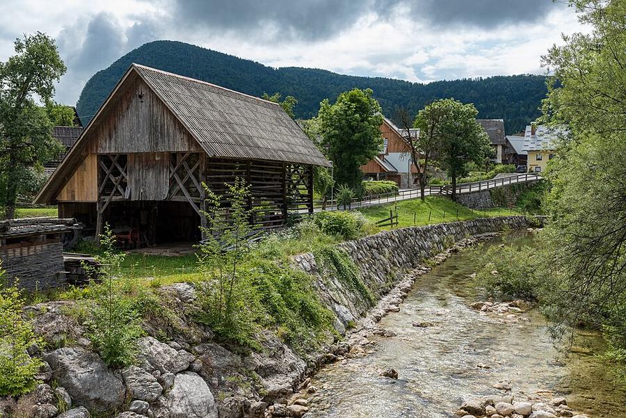 River near lake Bohinj